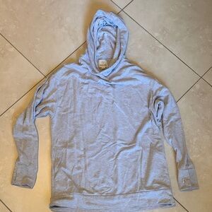 Offline by Aerie Oversized Light Gray Hoodie Shirt